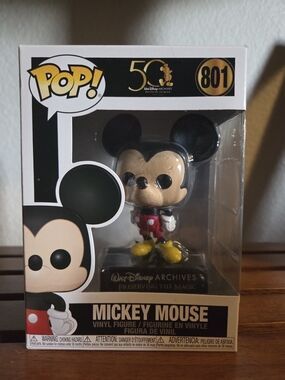 Funko Pop! Mickey Mouse Vinyl Figure - Black, Red, Yellow, White